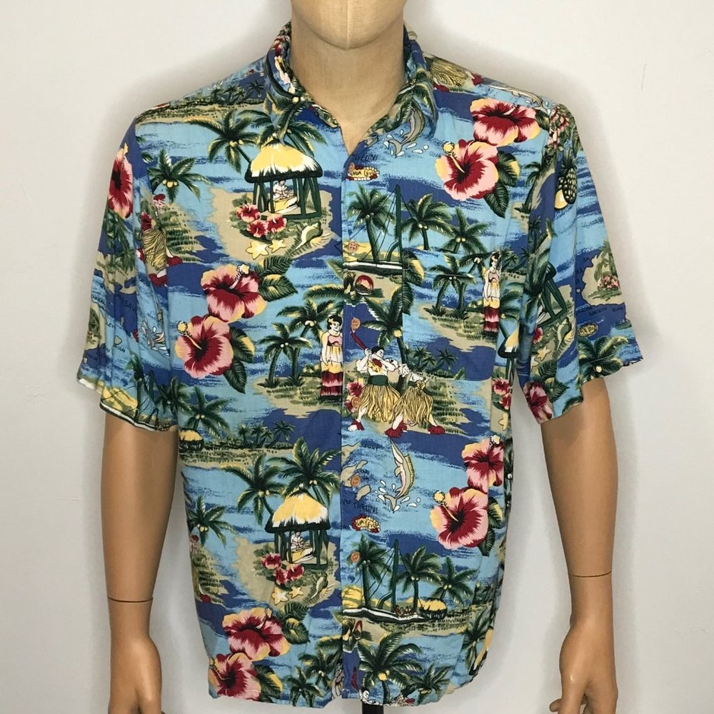 🤑 3 for $15🤑  Hana Bay - Island Style Hawaiian Shirt